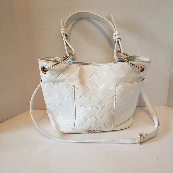 Steve  Madden Womans White Satchel/Crossbody Bag. - Picture 1 of 13